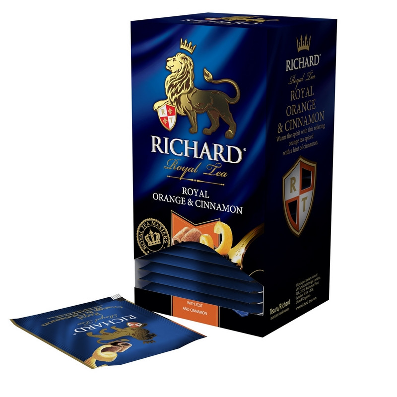 Чай Richard Royal Orange&Cinnamon черн., 25 пак, 14143