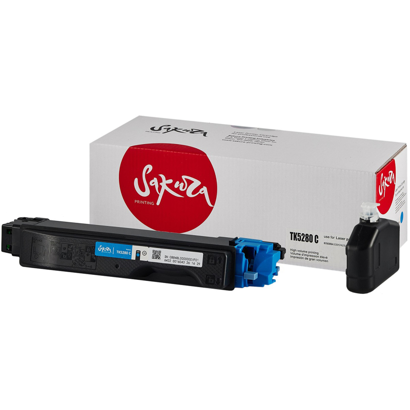 Картридж лазерный SAKURA TK-5280C гол. для Kyocera Mita ECOSYS P6235cdn