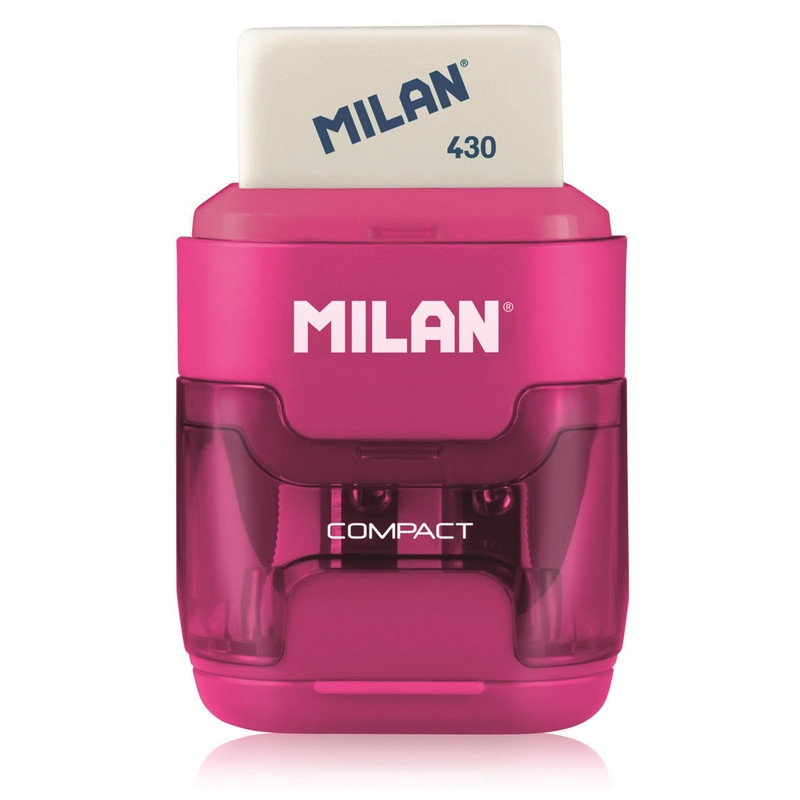 Ластик -точилка Milan Compact, в ассортименте